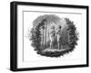 Adam and Eve, 1796-Francesco Bartolozzi-Framed Giclee Print