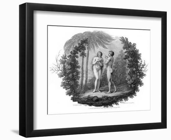 Adam and Eve, 1796-Francesco Bartolozzi-Framed Giclee Print