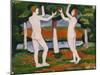 Adam and Eve. 1910-August Macke-Mounted Giclee Print