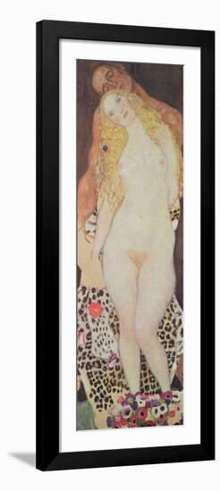 Adam and Eve, 1917-18-Gustav Klimt-Framed Giclee Print