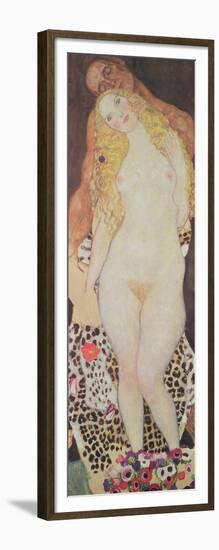 Adam and Eve, 1917-18-Gustav Klimt-Framed Giclee Print
