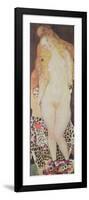 Adam and Eve, 1917-18-Gustav Klimt-Framed Giclee Print