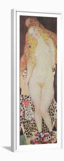 Adam and Eve, 1917-18-Gustav Klimt-Framed Giclee Print