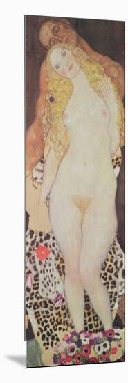 Adam and Eve, 1917-18-Gustav Klimt-Mounted Giclee Print