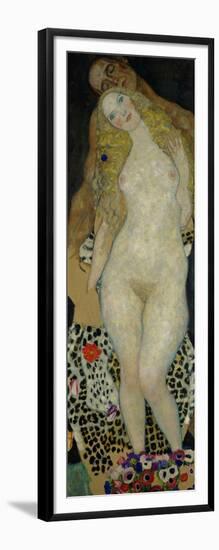 Adam and Eve, 1917-Gustav Klimt-Framed Giclee Print