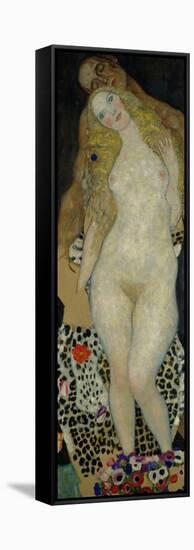 Adam and Eve, 1917-Gustav Klimt-Framed Stretched Canvas