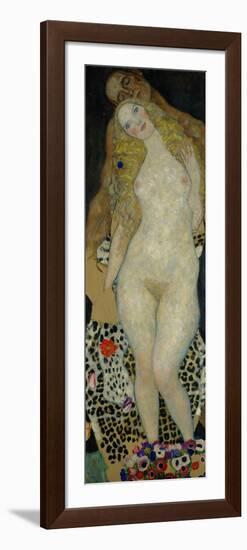 Adam and Eve, 1917-Gustav Klimt-Framed Giclee Print