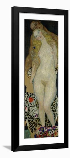 Adam and Eve, 1917-Gustav Klimt-Framed Giclee Print