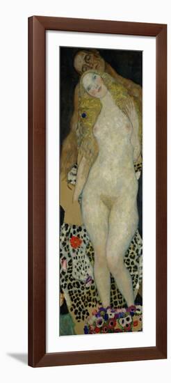 Adam and Eve, 1917-Gustav Klimt-Framed Giclee Print