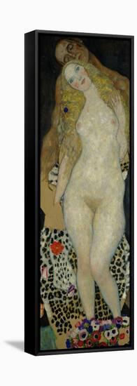 Adam and Eve, 1917-Gustav Klimt-Framed Stretched Canvas