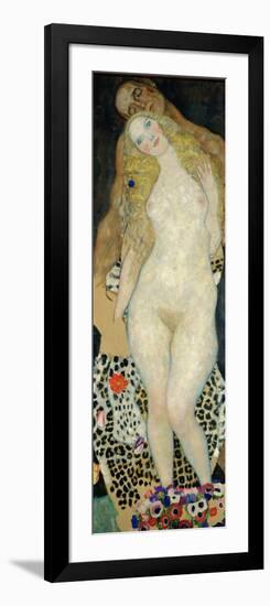 Adam and Eve, 1918-Gustav Klimt-Framed Giclee Print