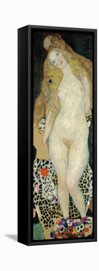 Adam and Eve, 1918-Gustav Klimt-Framed Stretched Canvas