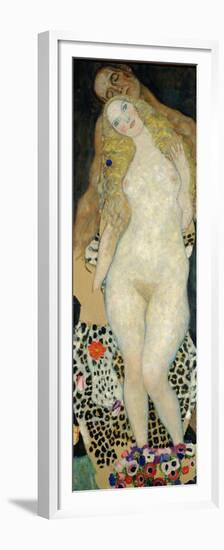 Adam and Eve, 1918-Gustav Klimt-Framed Premium Giclee Print