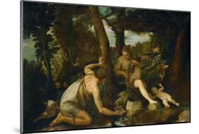 Adam and Eve after the Expulsion from Paradise-Paolo Veronese-Mounted Giclee Print