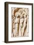 Adam and Eve, Amiens Cathedral, Amiens, Somme, France-Godong-Framed Photographic Print