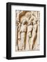 Adam and Eve, Amiens Cathedral, Amiens, Somme, France-Godong-Framed Photographic Print