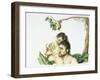 Adam and Eve and Tree of Life-null-Framed Giclee Print