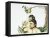 Adam and Eve and Tree of Life-null-Framed Stretched Canvas