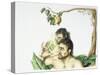 Adam and Eve and Tree of Life-null-Stretched Canvas