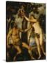 Adam and Eve, Around 1570-Titian (Tiziano Vecelli)-Stretched Canvas