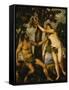 Adam and Eve, Around 1570-Titian (Tiziano Vecelli)-Framed Stretched Canvas