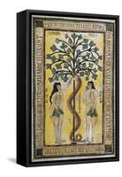 Adam and Eve at the Original Sin-null-Framed Stretched Canvas