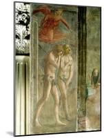 Adam and Eve Banished from Paradise, circa 1427 (Pre-Restoration)-Tommaso Masaccio-Mounted Giclee Print