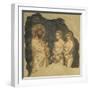 Adam and Eve before Eternal-Guariento-Framed Giclee Print