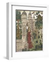 Adam and Eve Being Expelled from Paradise and Killed with a Scythe, from De Civitate Dei-null-Framed Giclee Print