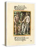 Adam and Eve, C.1700-1725-Matthaus Merian The Elder-Stretched Canvas