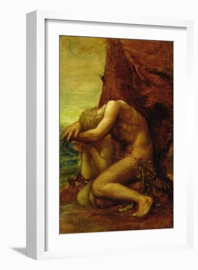 Adam and Eve, c.1865-George Frederick Watts-Framed Giclee Print