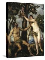 Adam And Eve, Ca. 1550, Italian School-null-Stretched Canvas