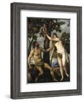 Adam And Eve, Ca. 1550, Italian School-null-Framed Giclee Print