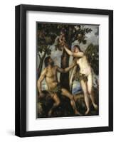 Adam And Eve, Ca. 1550, Italian School-null-Framed Giclee Print