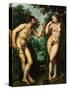 Adam And Eve, Ca. 1597-Peter Paul Rubens-Stretched Canvas
