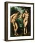 Adam And Eve, Ca. 1597-Peter Paul Rubens-Framed Giclee Print