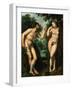 Adam And Eve, Ca. 1597-Peter Paul Rubens-Framed Giclee Print