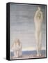 Adam and Eve Despair Learning That They are to be Expelled from Eden-F. Cayley-Framed Stretched Canvas