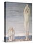 Adam and Eve Despair Learning That They are to be Expelled from Eden-F. Cayley-Stretched Canvas