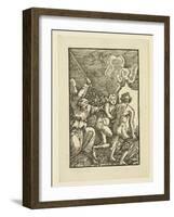 Adam and Eve Driven from Paradise-Albrecht Altdorfer-Framed Giclee Print