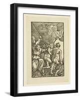 Adam and Eve Driven from Paradise-Albrecht Altdorfer-Framed Giclee Print