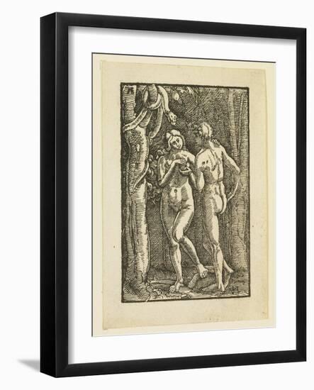 Adam and Eve Eating the Forbidden Fruit, C. 1513-Albrecht Altdorfer-Framed Giclee Print