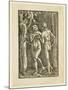 Adam and Eve Eating the Forbidden Fruit, C. 1513-Albrecht Altdorfer-Mounted Giclee Print