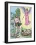 Adam and Eve Expelled from Paradise by Henri Grobet-Stefano Bianchetti-Framed Photographic Print