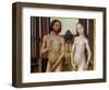 Adam and Eve Expelled from the Garden of Eden after Being Tempted by the Serpent to Eat the Apple-Vrancke van der Stockt-Framed Giclee Print