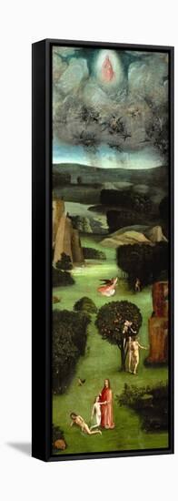 Adam and Eve, Expulsion from Paradise, Left Wing of the Triptych of the Last Judgment-Hieronymus Bosch-Framed Stretched Canvas