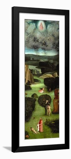 Adam and Eve, Expulsion from Paradise, Left Wing of the Triptych of the Last Judgment-Hieronymus Bosch-Framed Giclee Print