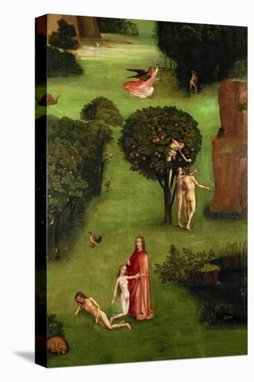 Adam and Eve; Expulsion from Paradise-Hieronymus Bosch-Stretched Canvas