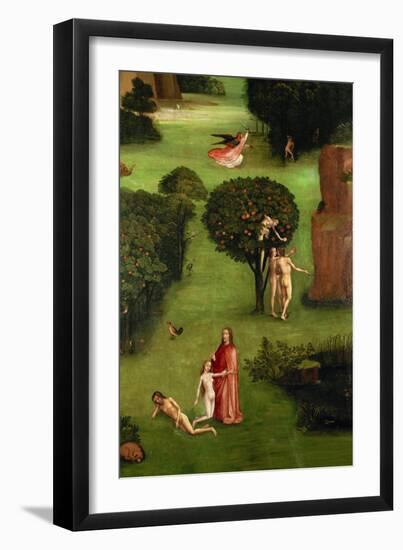 Adam and Eve; Expulsion from Paradise-Hieronymus Bosch-Framed Giclee Print