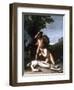 Adam and Eve Finding the Body of Abel, 1858-Jean Jacques Henner-Framed Giclee Print